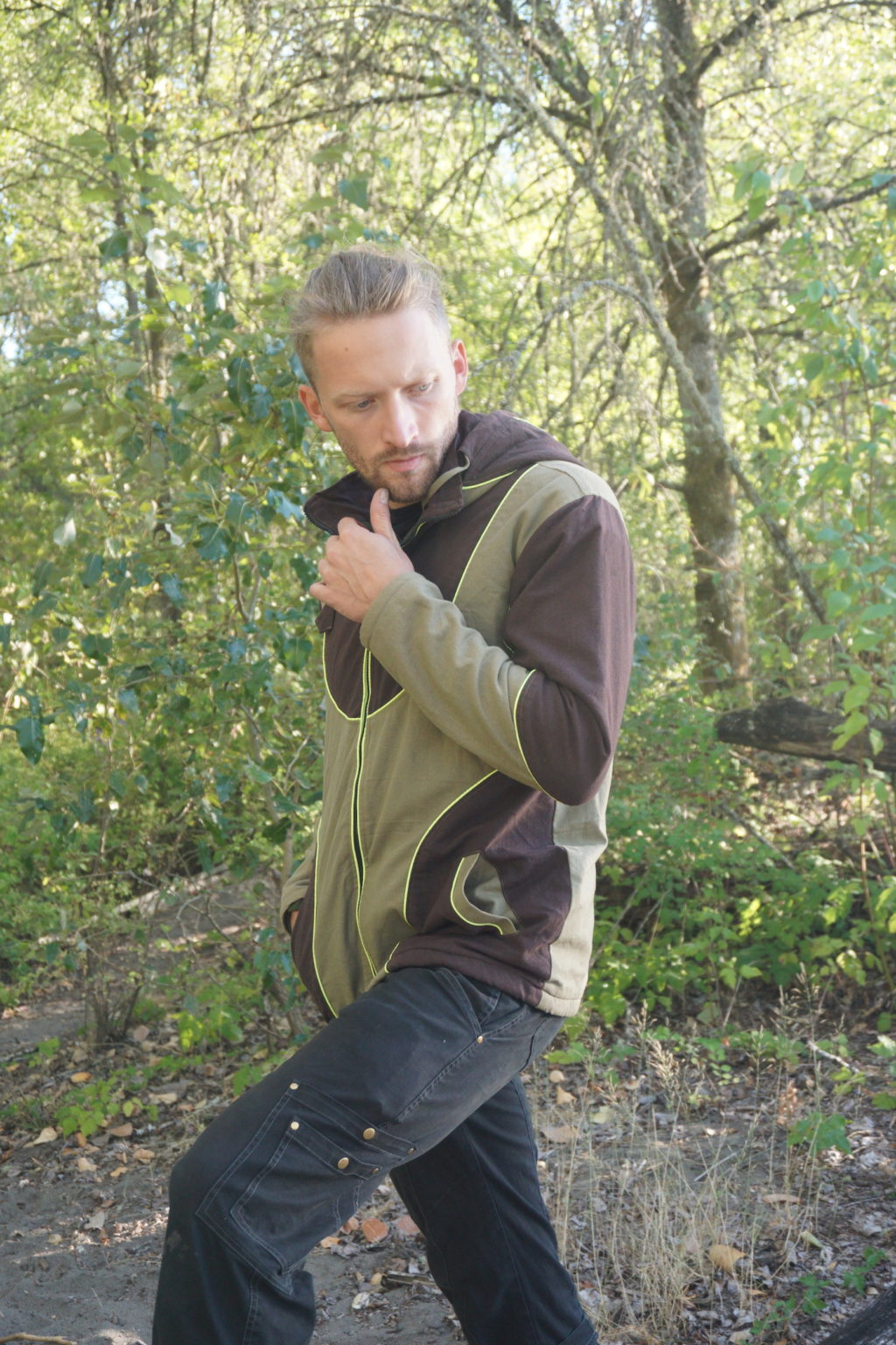 Unisex Hooded Tribal Jacket