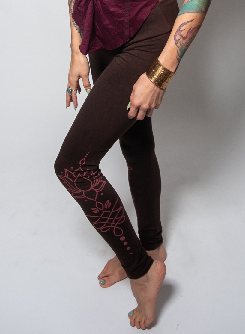 Pantalones de yoga para mujer - Ropa Ohm Lotus Flower - Achamana